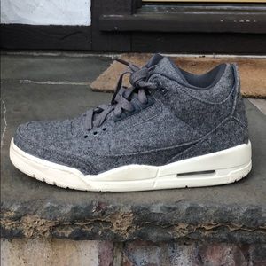 Air Jordan 3 Grey Wool